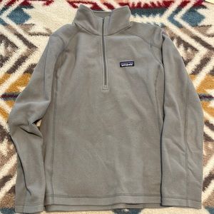 Patagonia 1/4 zip fleece jacket